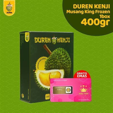 Jual Kenji Duren Musang King Gr Free Baby Gold Duren Kupas Beku