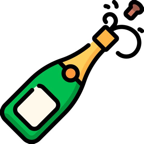 Champagne Special Lineal Color Icon