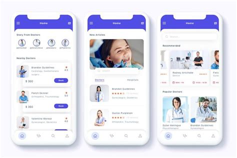 Civan Find Doctor App Ui Kit Mobile App Design Inspiration Ui Kit