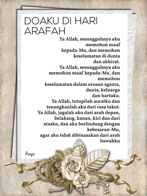 Doa Hari Arafah 2021 Corinneillove