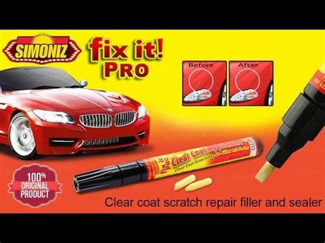 Simoniz Fix It Pro Pen Scratch Remover YouTube