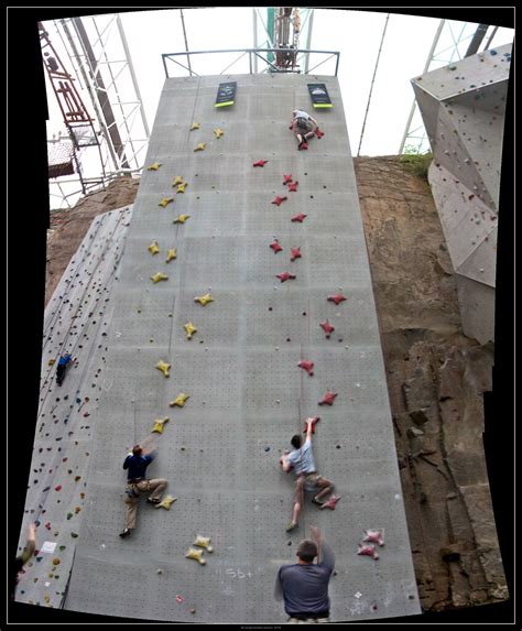 Climb Faster 8 Image Panorama Of The Speed Climbing Wall Flickr