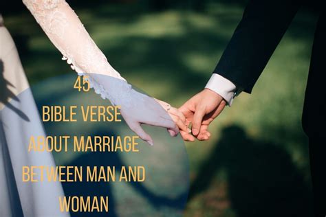 Revealing Bible Verse About Marriage Between Man And Woman Bible