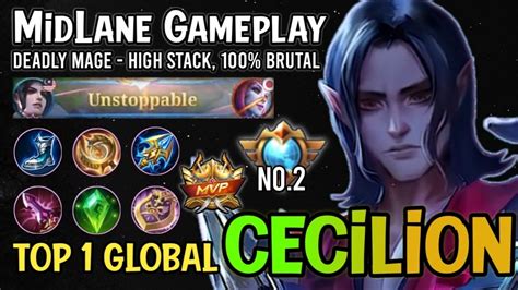 Cecilion Best Build For 2022 Cecilion Top 1 Global Gameplay Build