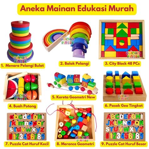 Jual Aneka Mainan Edukasi Anak Terlengkap Harga Terjangkau Shopee