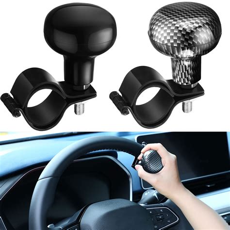 Amazon 2 Pieces Steering Wheel Spinner Knob Vehicle Steering Wheel