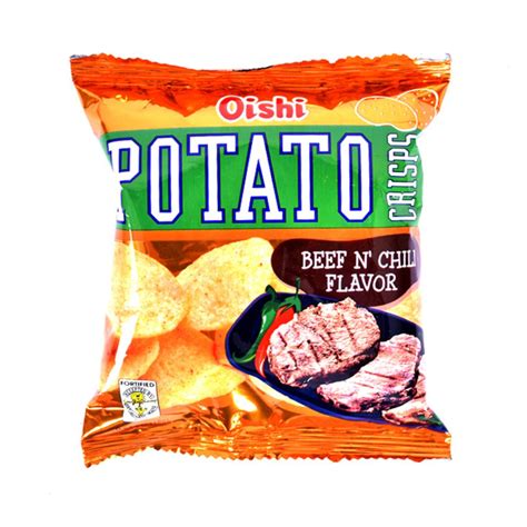 Oishi Potato Crisps Beef N Chili 18g