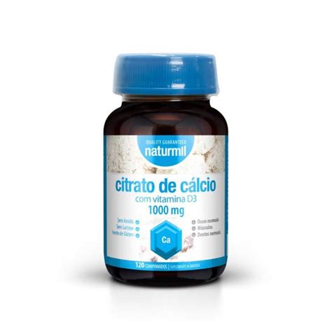 Citrato De Calcio Con Vitamina D3 1000mg Naturmil Lifenatura