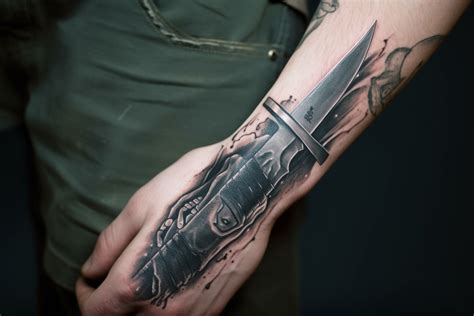 Knife Tattoo Meaning and Symbolism: Decoding the Mystery - TattooClue.com