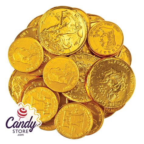 Thompson Milk Chocolate Foiled Gold Coins 10lb