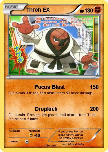 Pokemon Throh Card