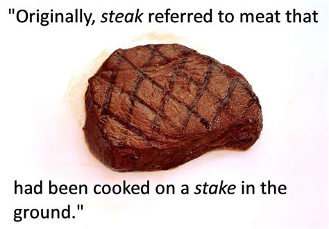 Commonly Confused Words Stake And Steak