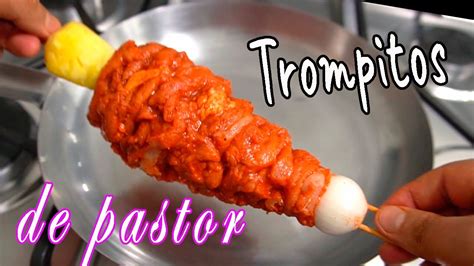 Como Hacer TROMPITOS DE PASTOR El Mister Cocina YouTube