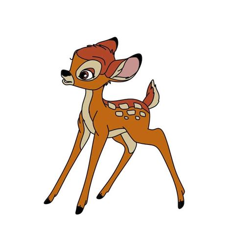 4 Instructions sur la façon de dessiner Bambi en détail étape par étape