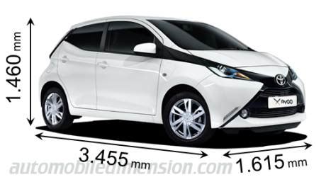 Autó üléshuzat Méretek Toyota Aygo Cars Limited