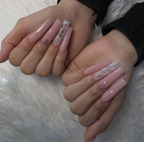 Baby Pink Nails Acrylic Classy Acrylic Nails Long Square Acrylic