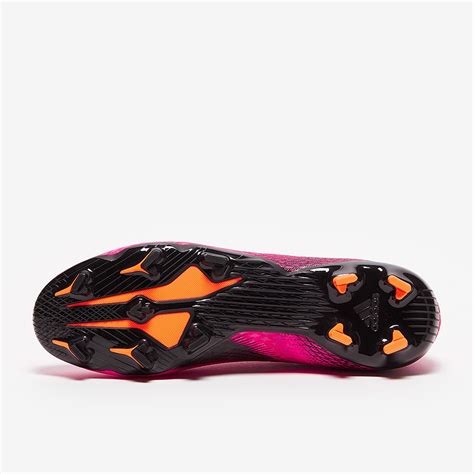 Adidas X Ghosted 3 Laceless Fg Shock Pink Core Black Screaming Orange