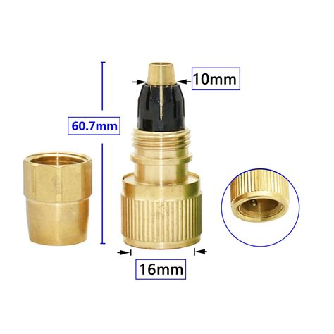 Pi Ce D Tach E Arrosage Raccord Rapide Pour Tuyau D Arrosage En Laiton