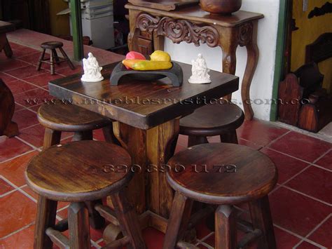 Muebles Rusticos Bogota Comedor Rustico En Madera