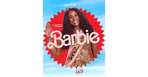 Issa Rae S Barbie Poster Greta Gerwig S Barbie Movie Trailer Cast