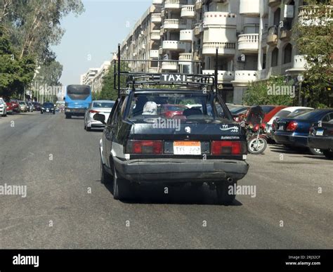 Le Caire Egypte Août 4 2023 Un Vieux Style Noir Et Blanc Cairo