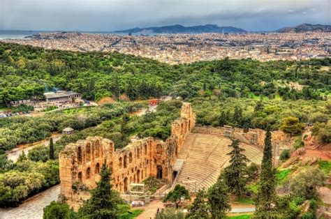 Premium Photo Odeon Of Herodes Atticus An Ancient Theatre In Athens