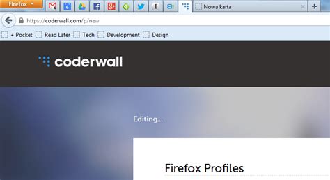 Neat Firefox Profiles Example