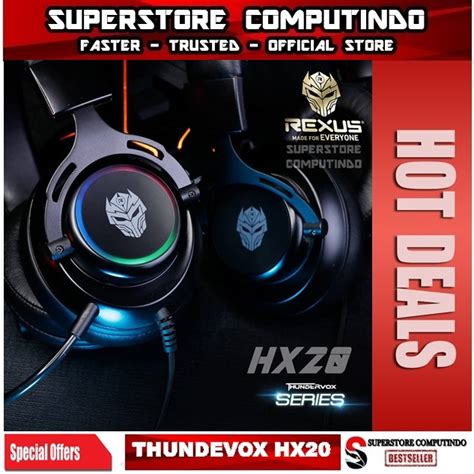 Jual Rexus Thundervox Stream Hx Rgb Gaming Headset Shopee Indonesia