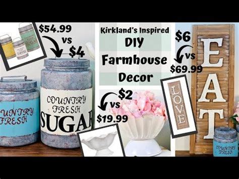 Dollar Tree Diy Kirklands Inspired Diy Farmhouse Decor Kirkland