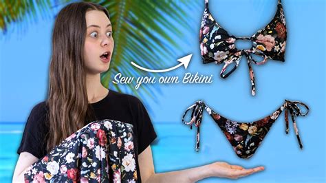 How To SEW A BEAUTIFUL Bikini From Start To Finish YouTube