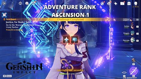 Adventure Rank Ascension In Minutes Ascension Quest Genshin