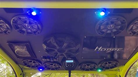 Honda Pioneer 1000 5 Stereo Roof Full Massive Audio Setup