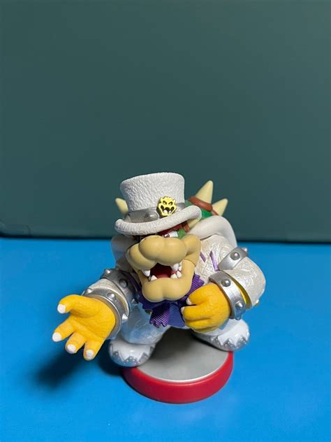 Bowser (Wedding Outfit) Amiibo, Hobbies & Toys, Toys & Games on Carousell