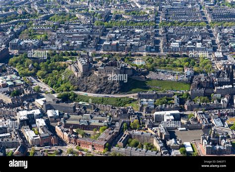 Edinburgh Castle Aerial Hi Res Stock Photography And Images Alamy