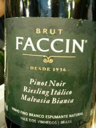 Faccin Branco Espumante Natural Brut Vivino Us