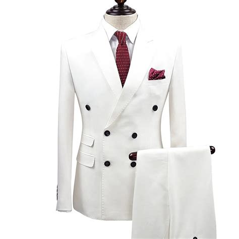 Aliexpress Buy Brand Clothing Slim Fit Men Suits White Tuxedo