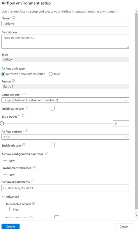 Create An Airflow Environment In Workflow Orchestration Manager Azure