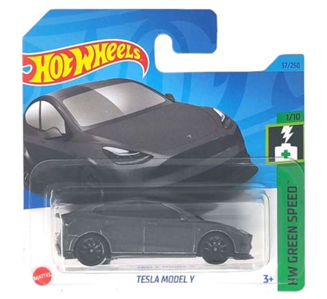 Игрушечная машинка Hot Wheels Tesla Model Y Metallic базовая коллекция г купить