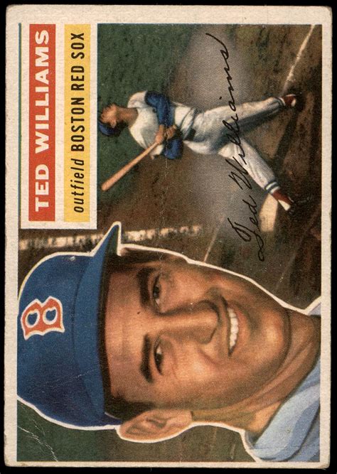 Amazon Topps Ted Williams Boston Red Sox Baseball Card