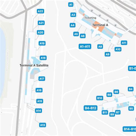 Boston Logan Airport Map Bos Terminal Guide