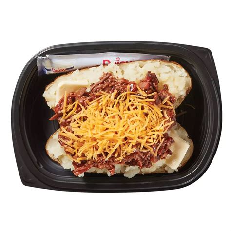 True Texas Bbq Loaded Baked Potato With Chopped Brisket Sold Cold