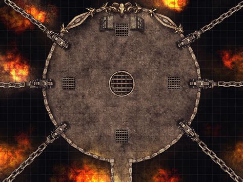 Fire Reigns Battle Map Dnd Battle Map D D Battlemap Etsy