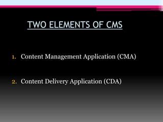 Content Management System Cms Ppt