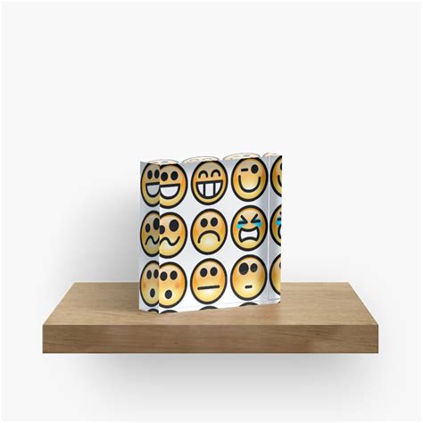Emoji Emoticon Acrylic Block For Sale By Edleon Redbubble