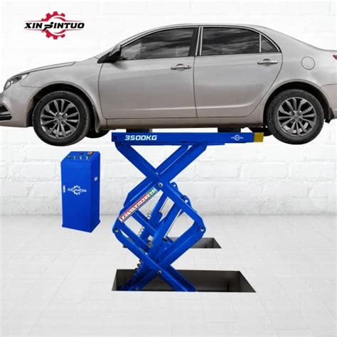 Jintuo Scissor Hydraulic Garage Car Lift Underground Auto Lifter