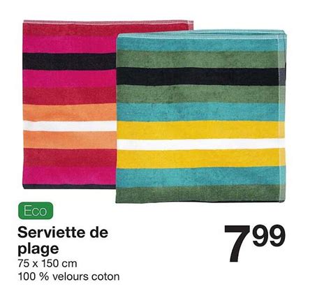 Promo Serviette De Plage Chez Zeeman ICatalogue Fr