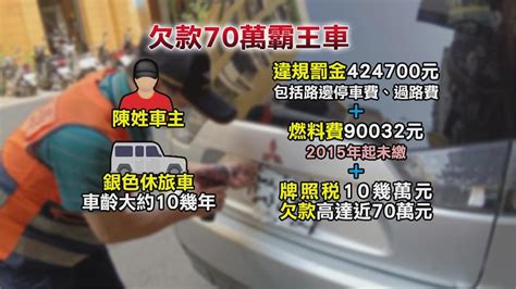 近千筆罰單未繳清 休旅車違規上路被當場拔牌