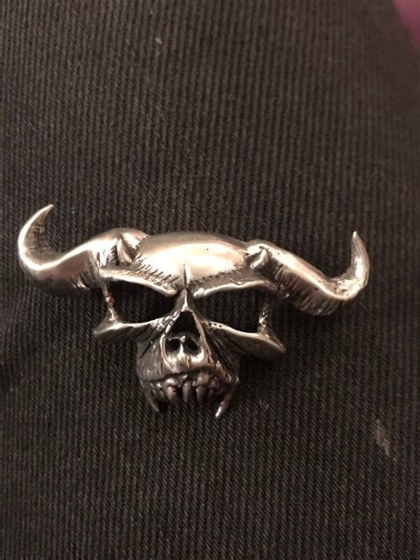 Danzig Misfits Punk Metal Pewter Pin Vintage Style Etsy Vintage