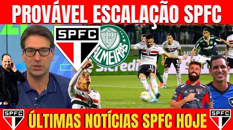 SPFC HOJE DIRETO DO CT TUDO DE PALMERIAS X SÃO SÃO PAULO MERCADO DA