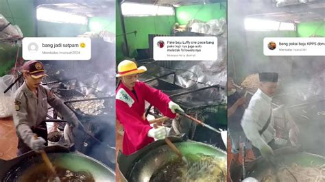 Foto Ngakak Deretan Gaya Tukang Kerupuk Goreng Dengan Kostum Kostum Unik